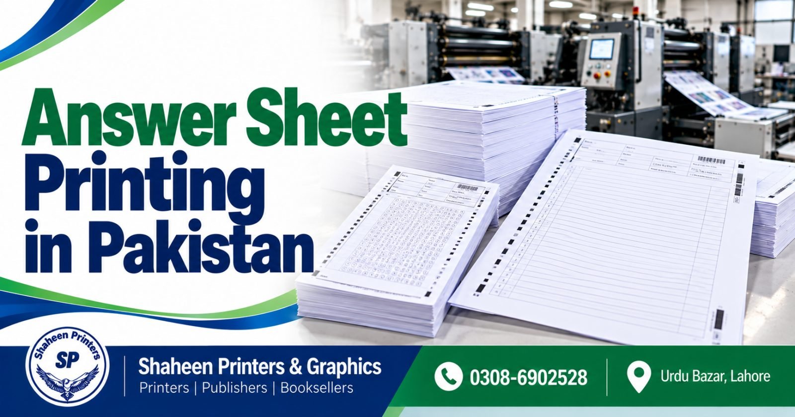 answer sheet printing