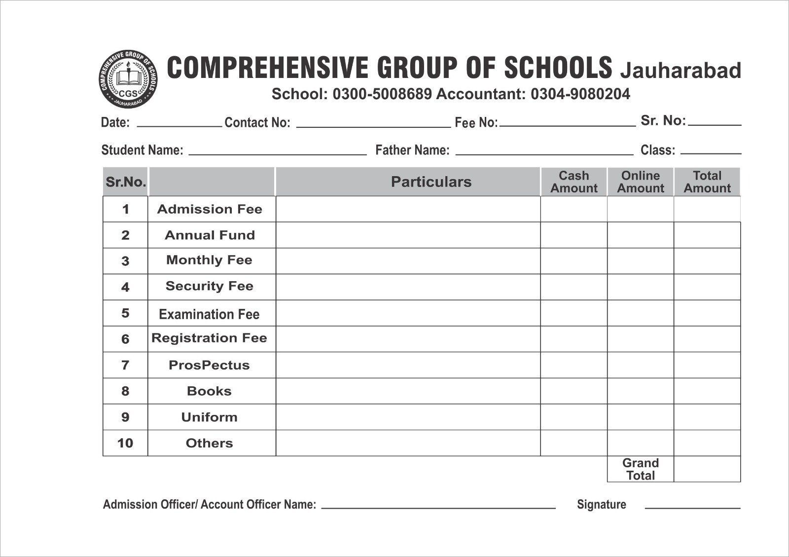 COMPREHENSIVE GRAMMAR SCHOOL