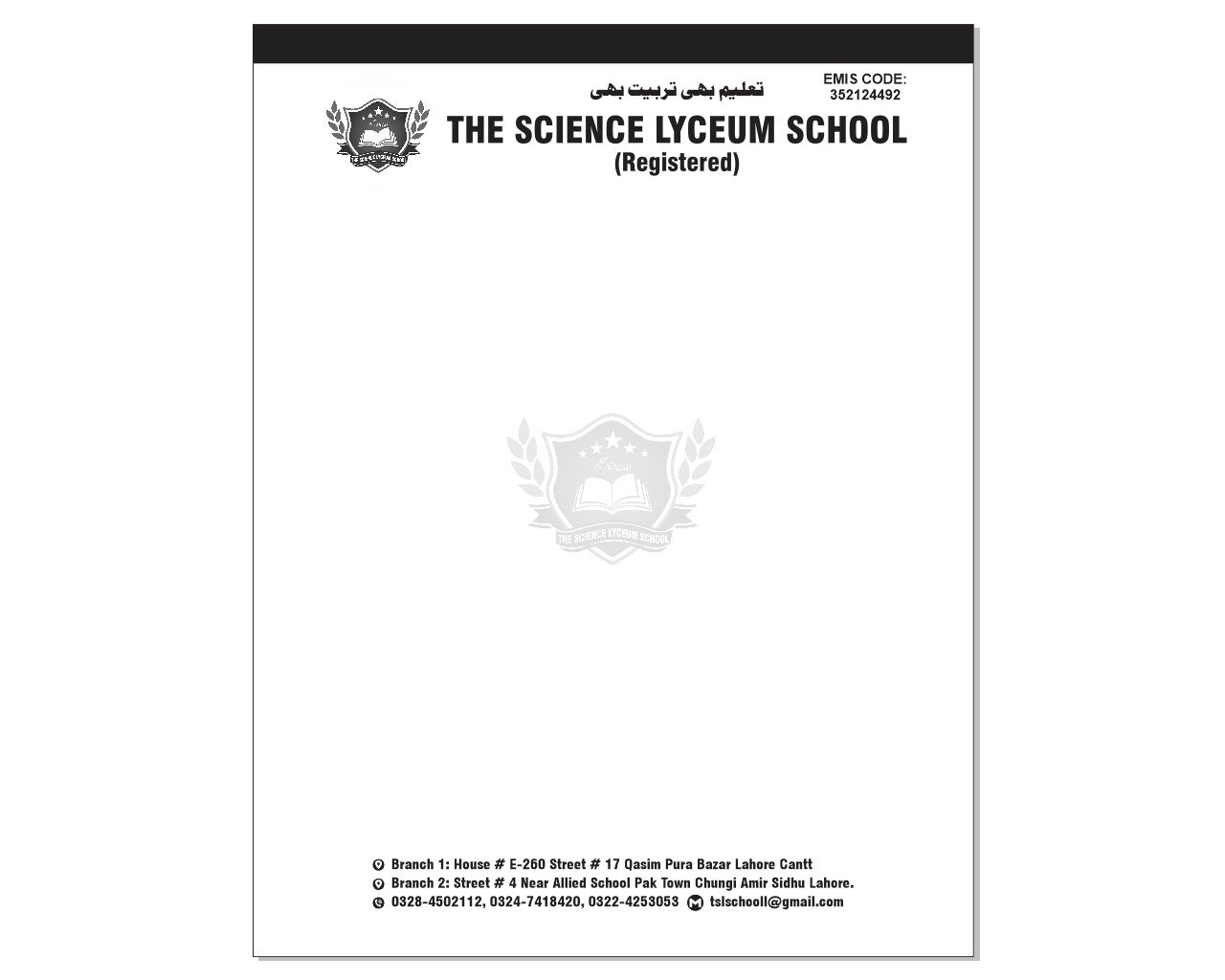 THE SCIENCE LYCEUM SCHOOL