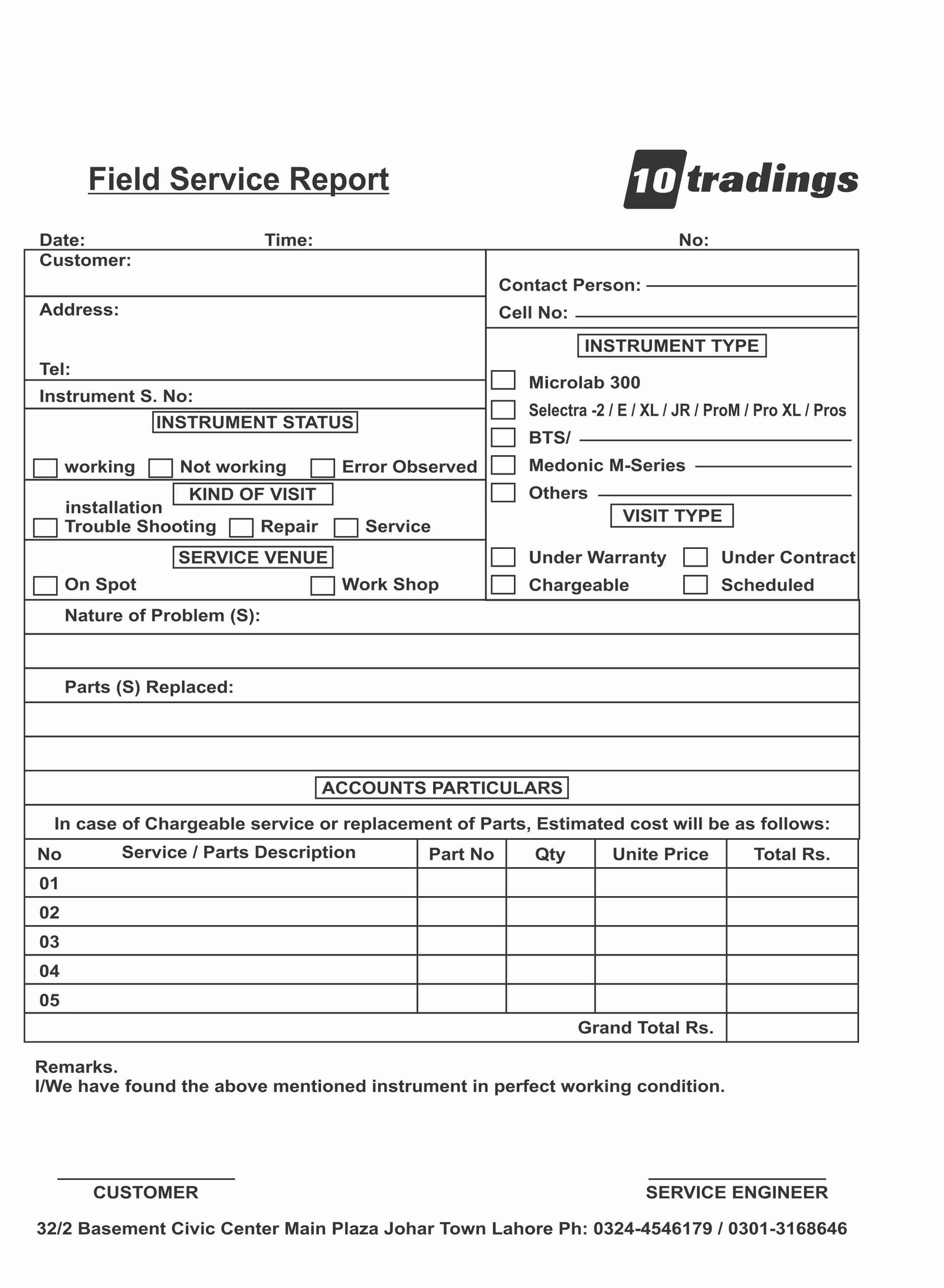 10 TRADIINGS